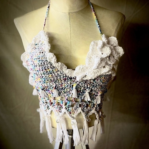 RAINBOW FESTIVAL OR BIKINI TOP - Picture 4 of 14